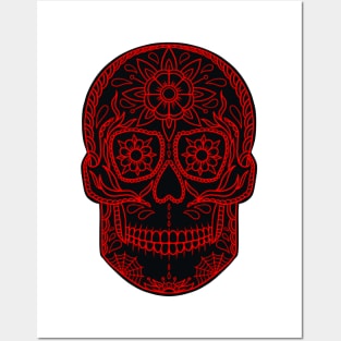 HomeSchoolTattoo SugarSkull Posters and Art